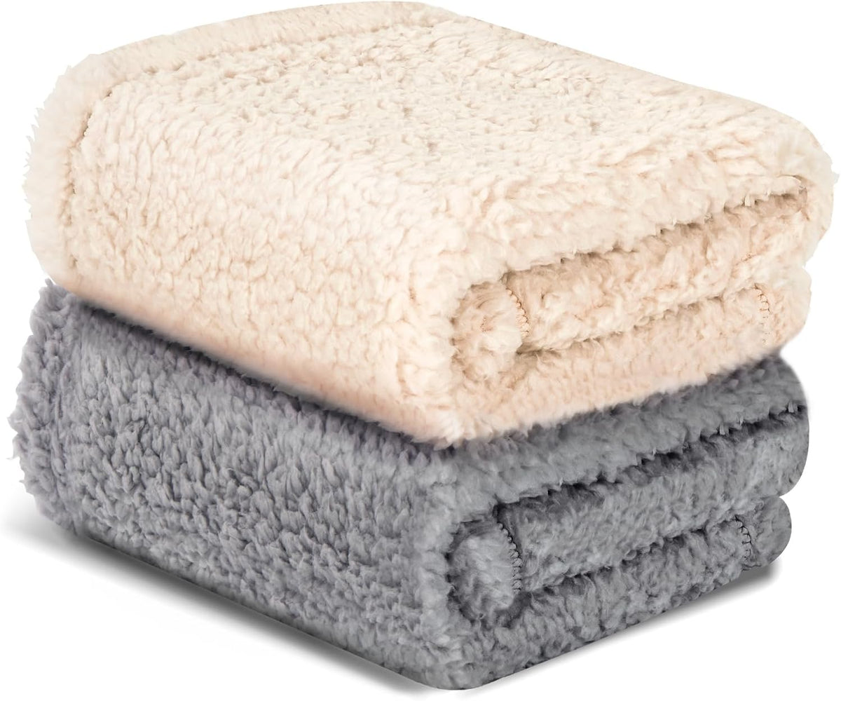 2 Pack Cat Blanket for Small Dogs Puppy Cat Kitten, 16" X 24"