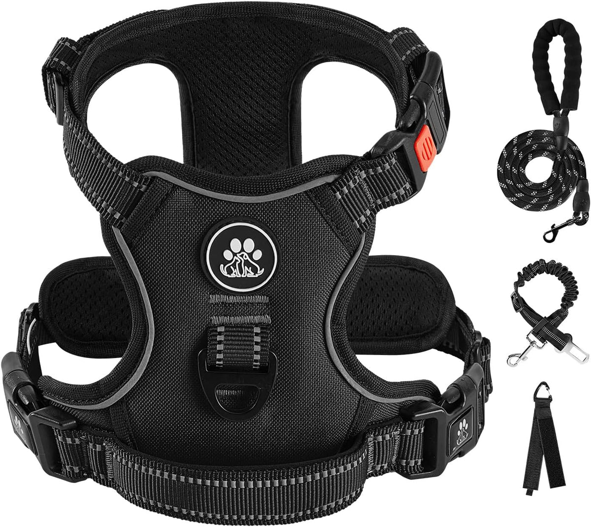 IVY&LANE No Pull Dog Harness for Small Dogs,Reflective Dog Vest Harness