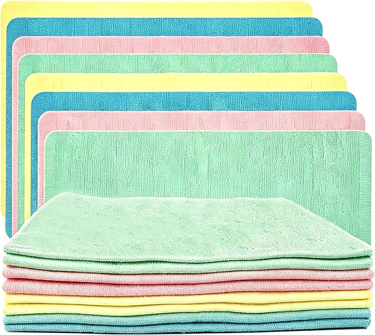 Quick Dry Towels & Washcloths 8 Pack,12 X 16 In