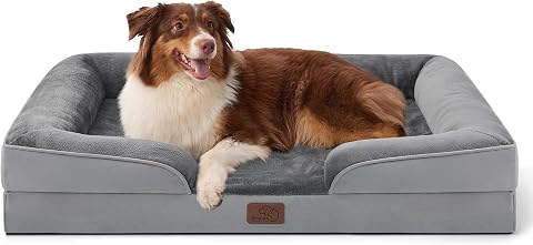 EHEYCIGA Orthopedic Small Dog Bed, Waterproof Memory Foam Washable Pet Beds