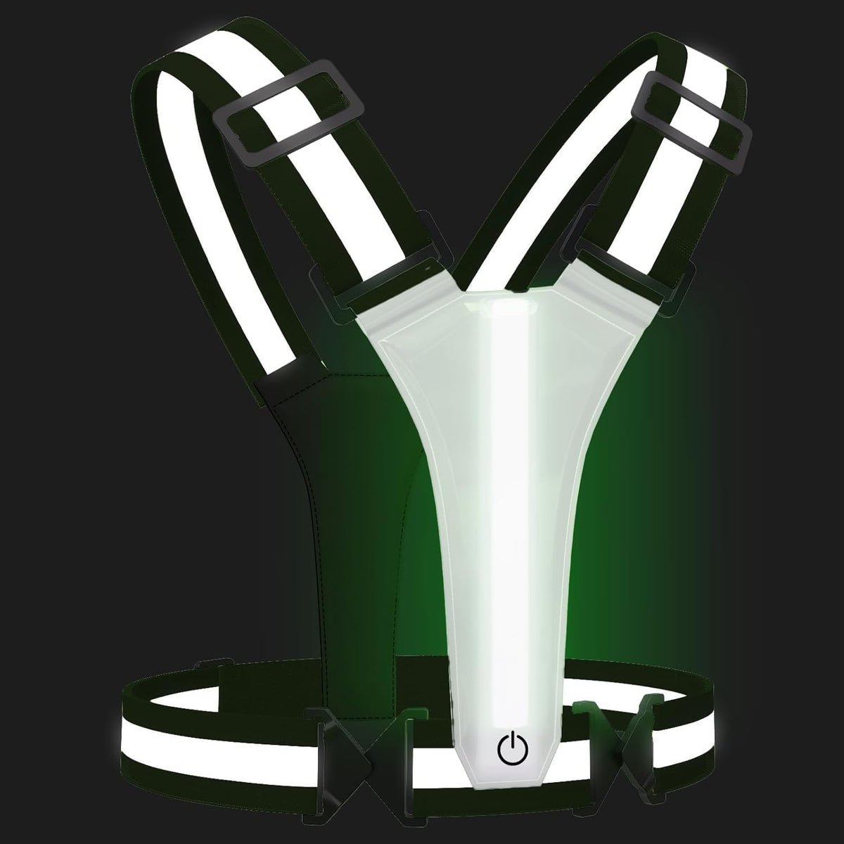 LED Reflective Vest Running Gear, 5-Colors Light up Running Vest