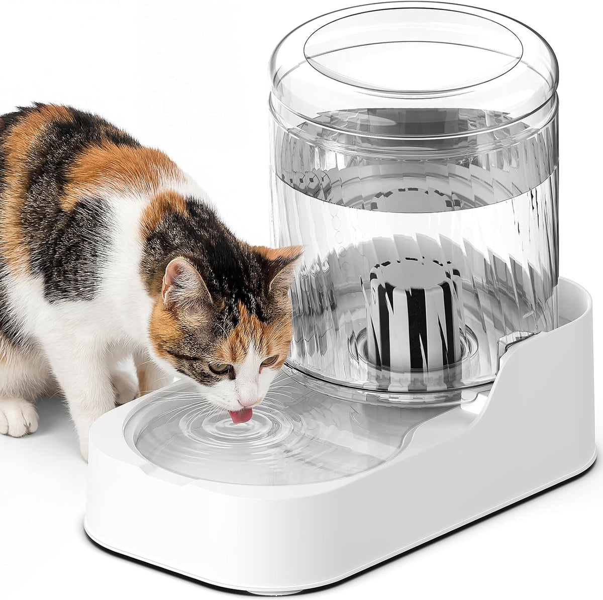 JUNSPOW Automatic Cat Water Dispenser Dogs (Bowl Not Included)