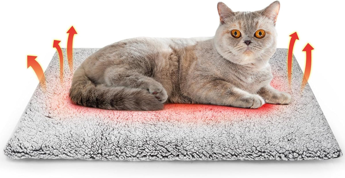 Self Warming Cat Bed, Self Heating Mat for Dog, Extra Warm Thermal Pet Pad
