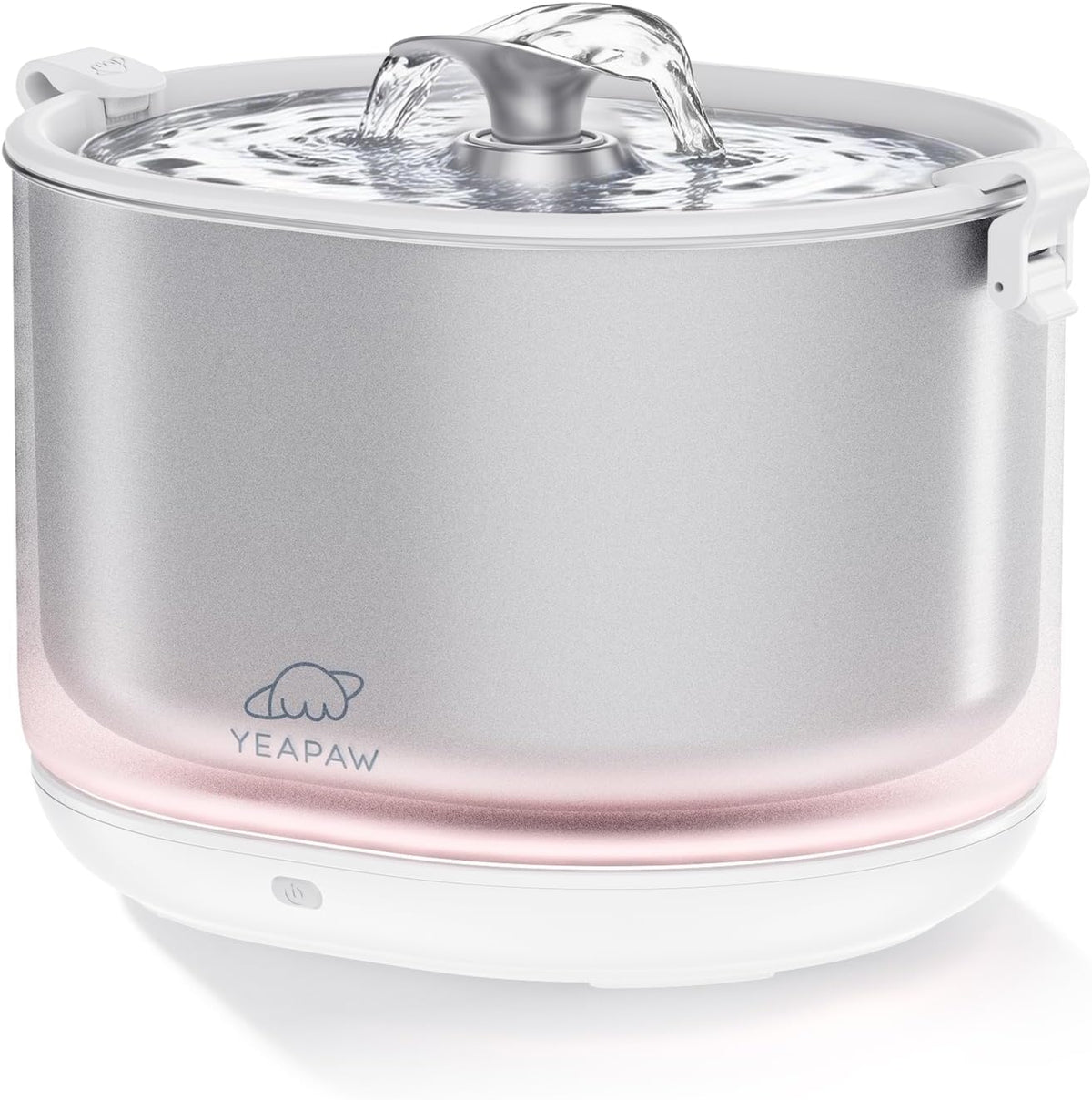 Pumpless Cat Water Fountain Stainless Steel Cat Fountain 2.5 L