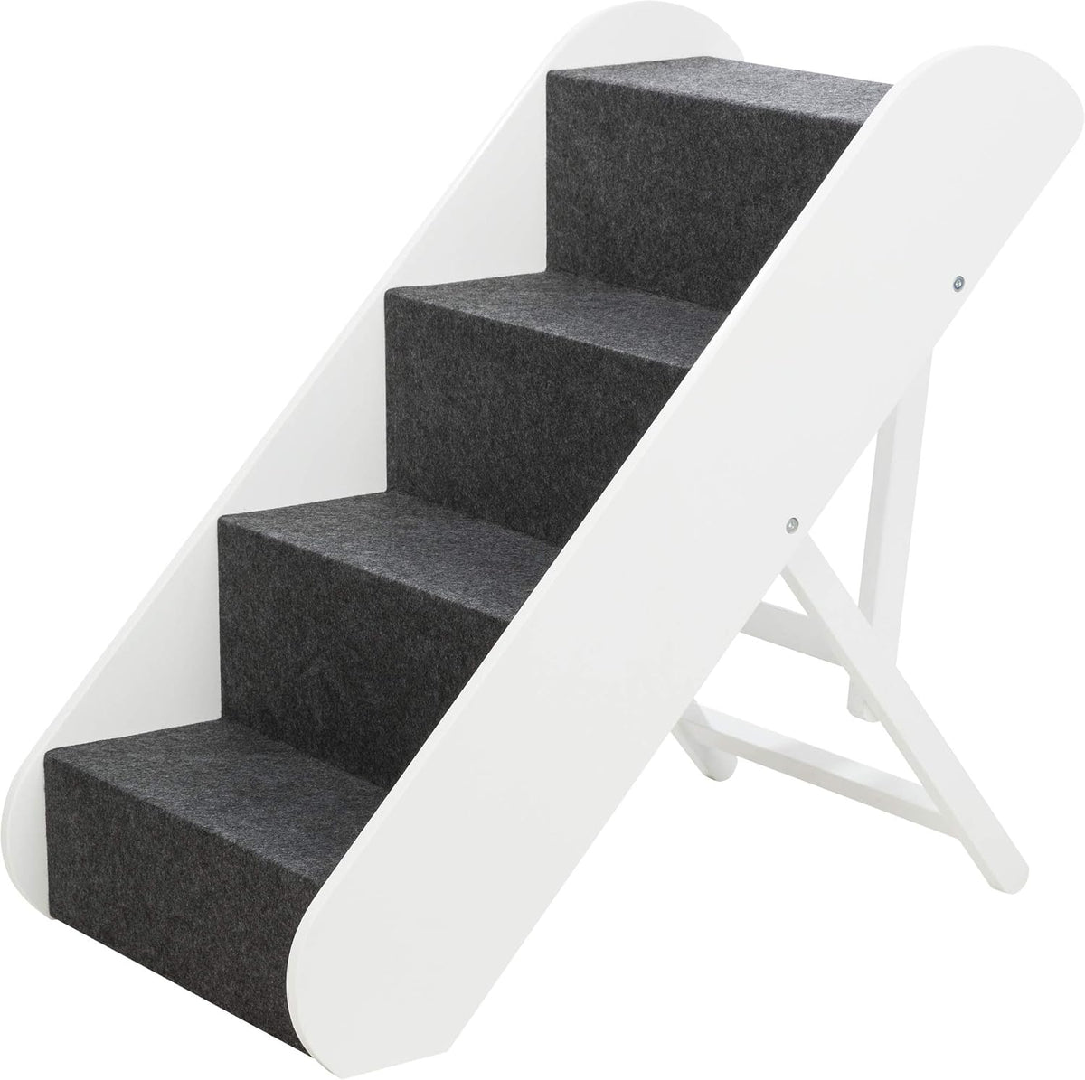 TRIXIE Wooden 4-Step Pet Stairs, White