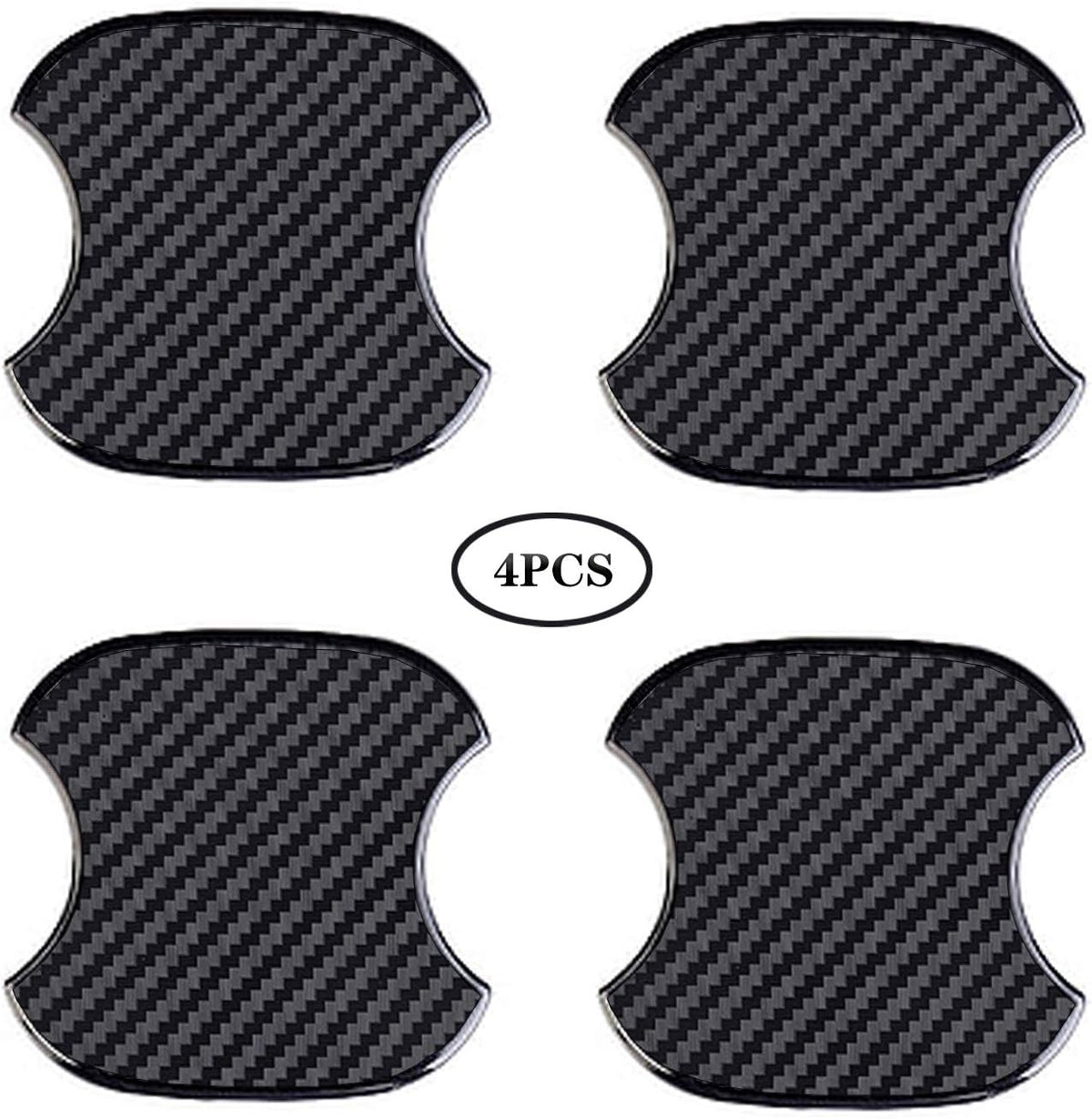 Universal 3D Carbon Fiber Car Door Handle Protection Film-M