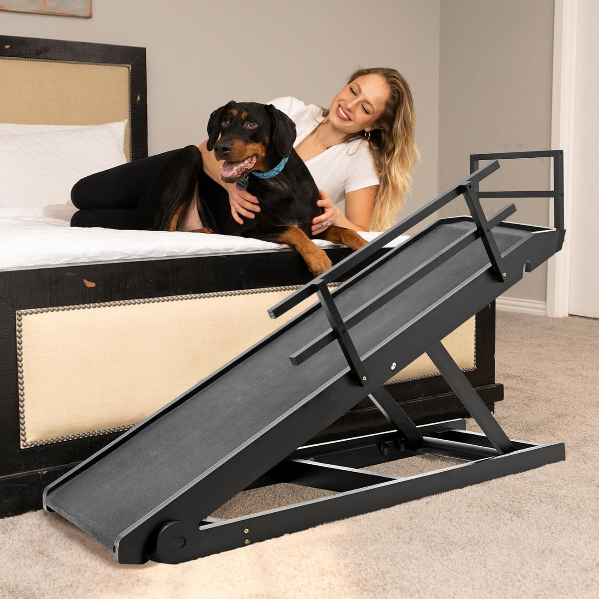 Dog Ramp for Bed, Ramp for Dogs to Get on Bed