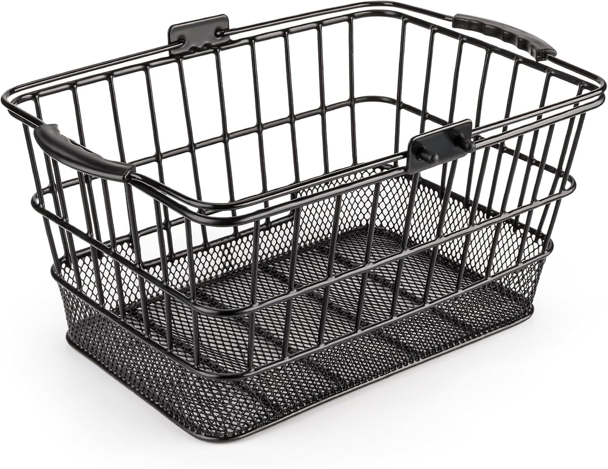 CXWXC Front Bike Basket with Handle– Detachable Bicycle Basket