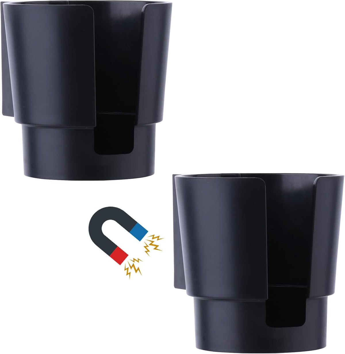Heavy Duty Strong Magnetic Cup Holder, Universal Large Plastic Drink Holder