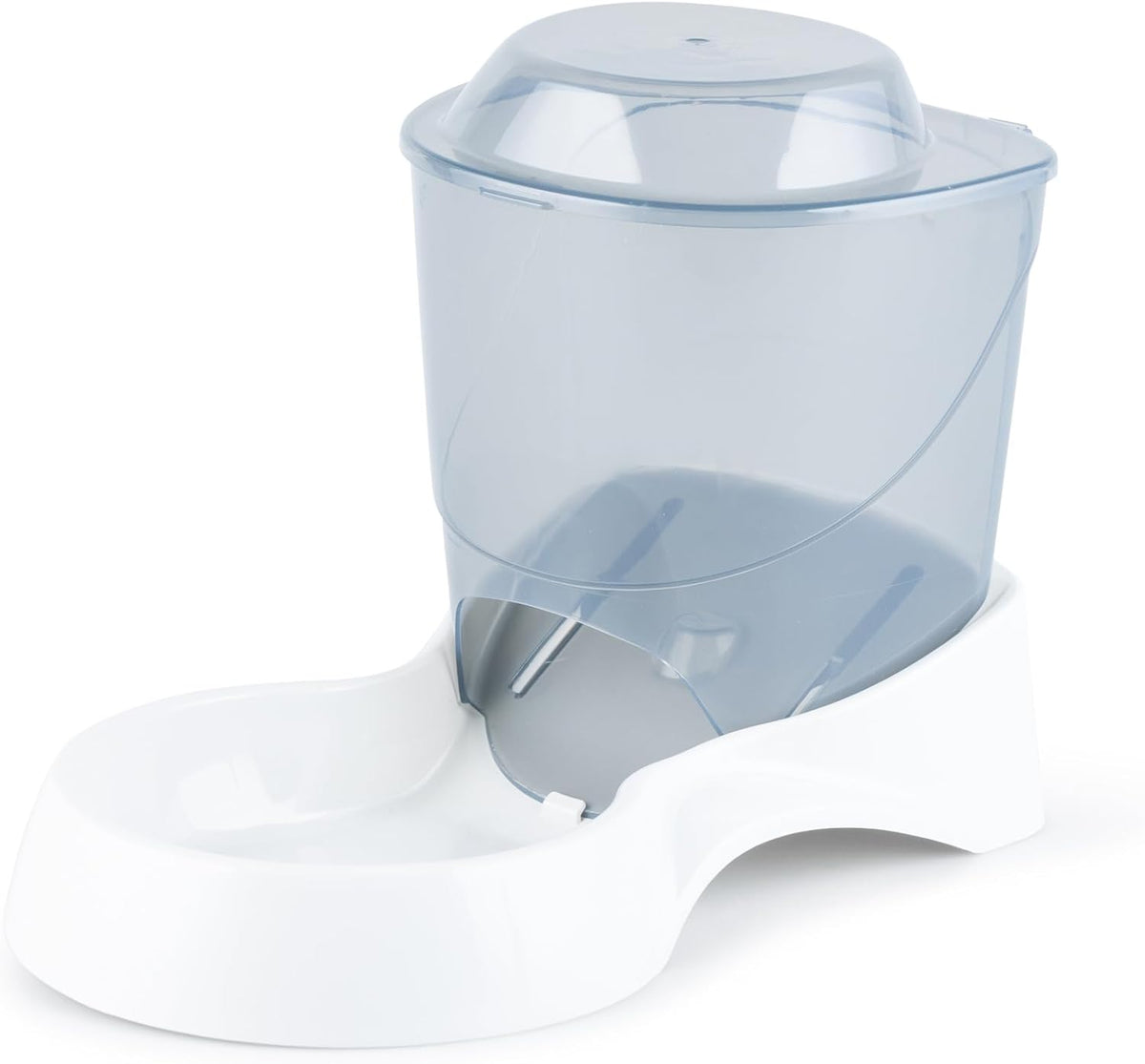Van Ness Pets Small Gravity Auto Feeder for Cats/Dogs, 3 Pound Capacity GRAY