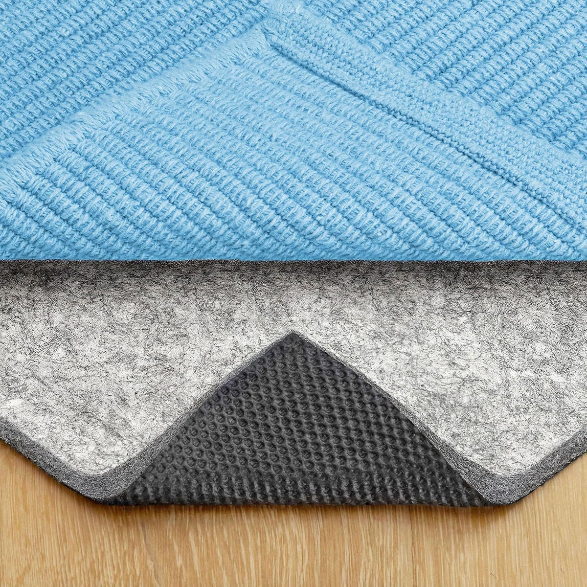 RUGPADUSA - Dual Surface - 8'X10' - 1/4" Thick - Felt + Rubber - Non-Slip Backing Rug Pad - Safe for All Floors
