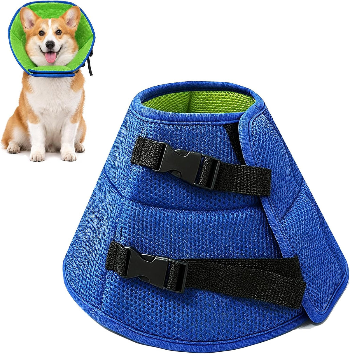 Soft Dog Cone Collar to Stop Licking, Recovery Collar after Surgery, L