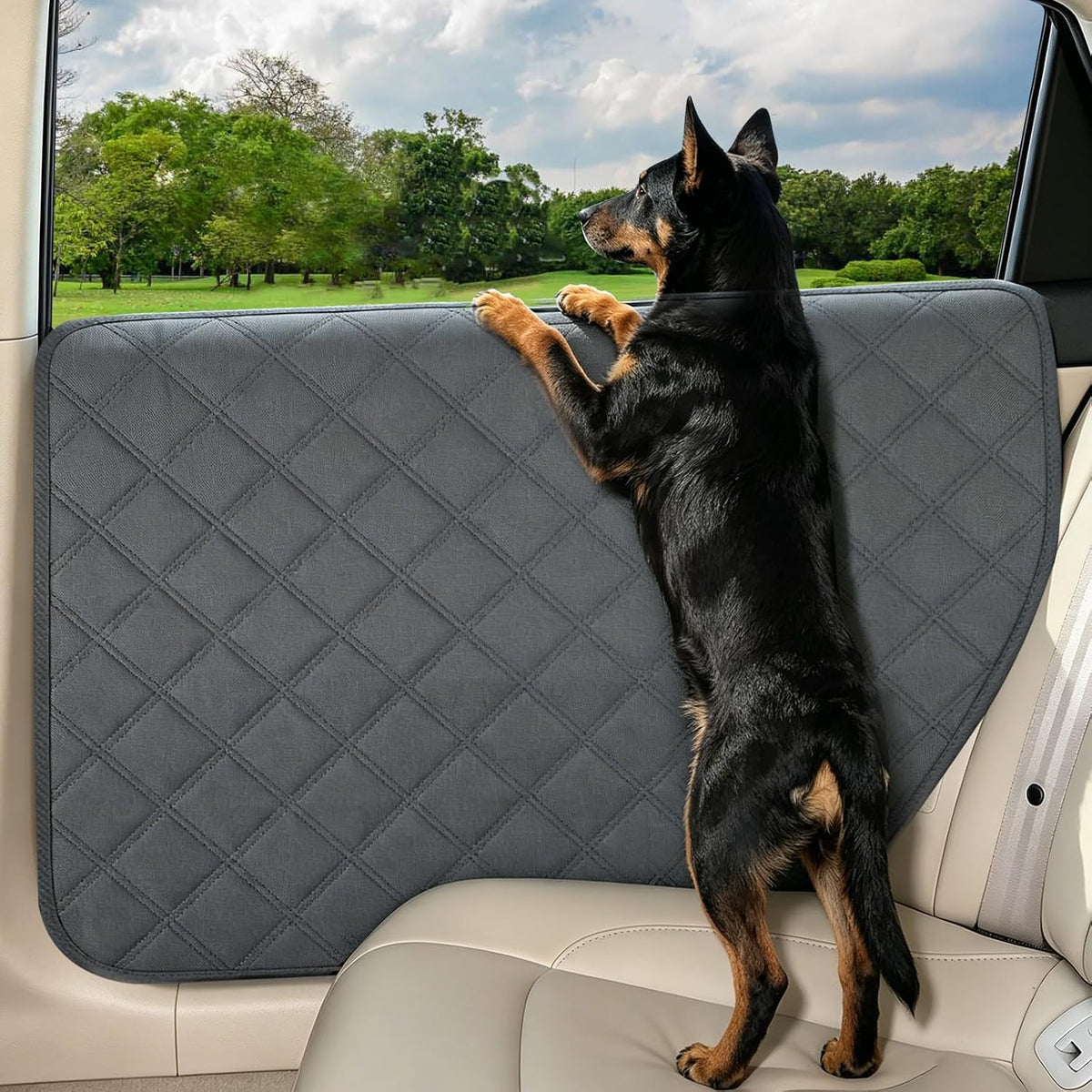 Instraella Car Door Protector for Dogs, 2-Pack, Protects from Dog Scratches
