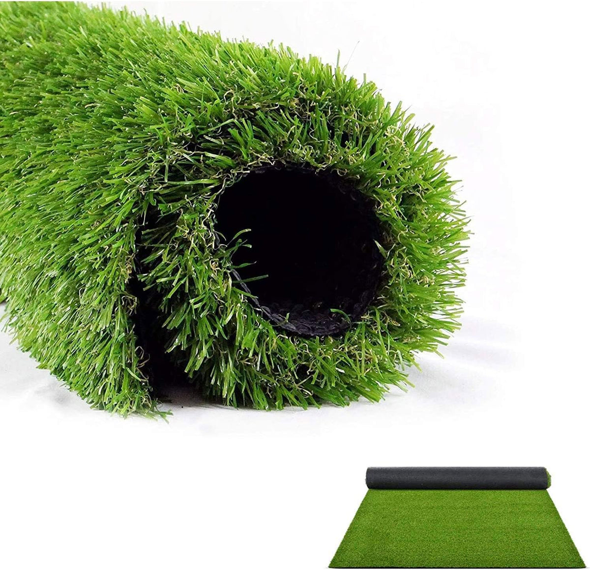 LITA Thick Artificial Grass Turf Lawn Customized Size 6.5 X 10 Feet, 1.38" Indoor Outdoor Garden Lawn Landscape Synthetic Grass Mat Fake Grass Rug