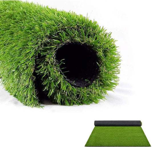 LITA Thick Artificial Grass Turf Lawn Customized Size 6.5 X 10 Feet, 1.38" Indoor Outdoor Garden Lawn Landscape Synthetic Grass Mat Fake Grass Rug