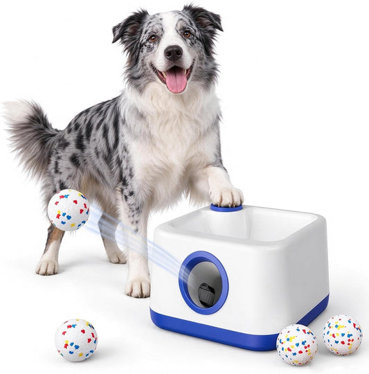 Automatic Dog Ball Launcher, Auto Manual Dog Ball Thrower Toy