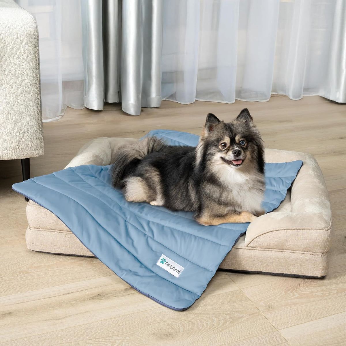 Petami Dog Cooling Mat Blanket Pet Pad for Small Medium Cat, Medium 29X40