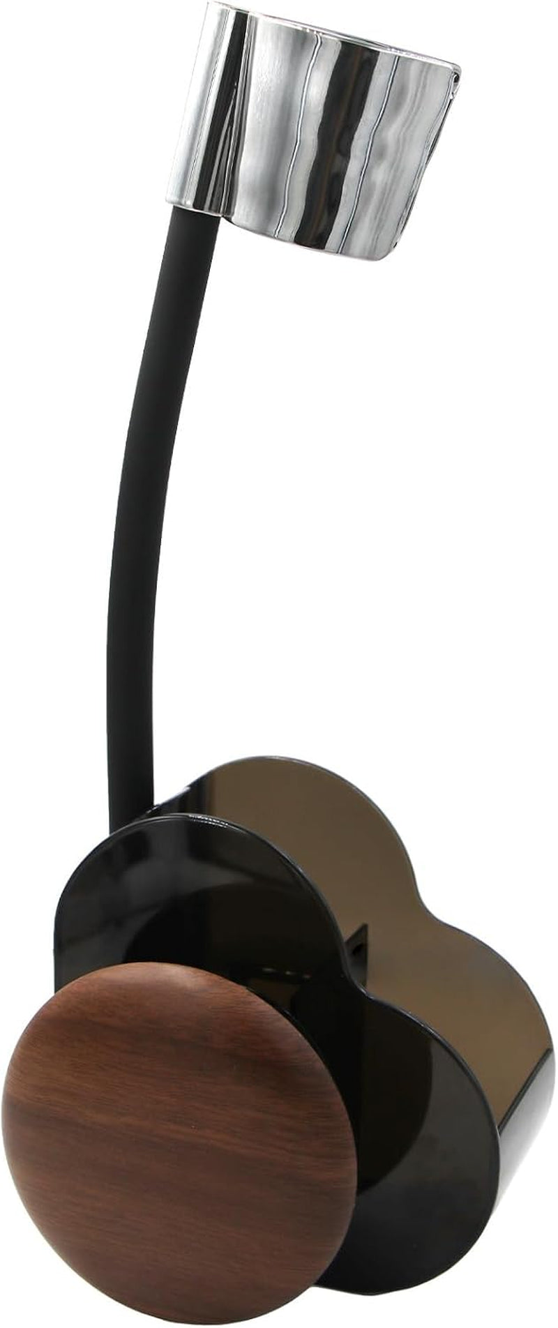 Hair Dryer Stand Hands Free, Wall Mount Hair Dryer Holder No Drilling Required, with Storage Space for Bathroom, Adjustable Curvature and Direction Hair Dryer Cord Neatly Stored