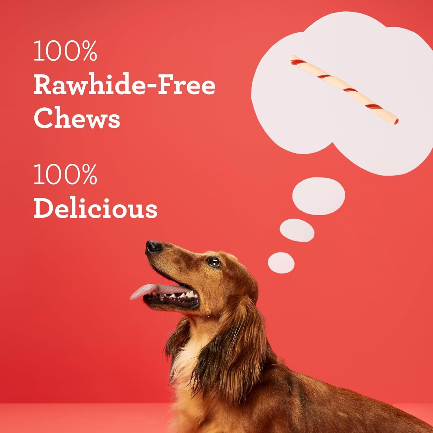 Dreambone Twist Sticks Chews for Dogs, Treat Your Dog to Easy-To-Digest Rawhide-Free Chews Made with Real Vegetables and Chicken, 50 Count