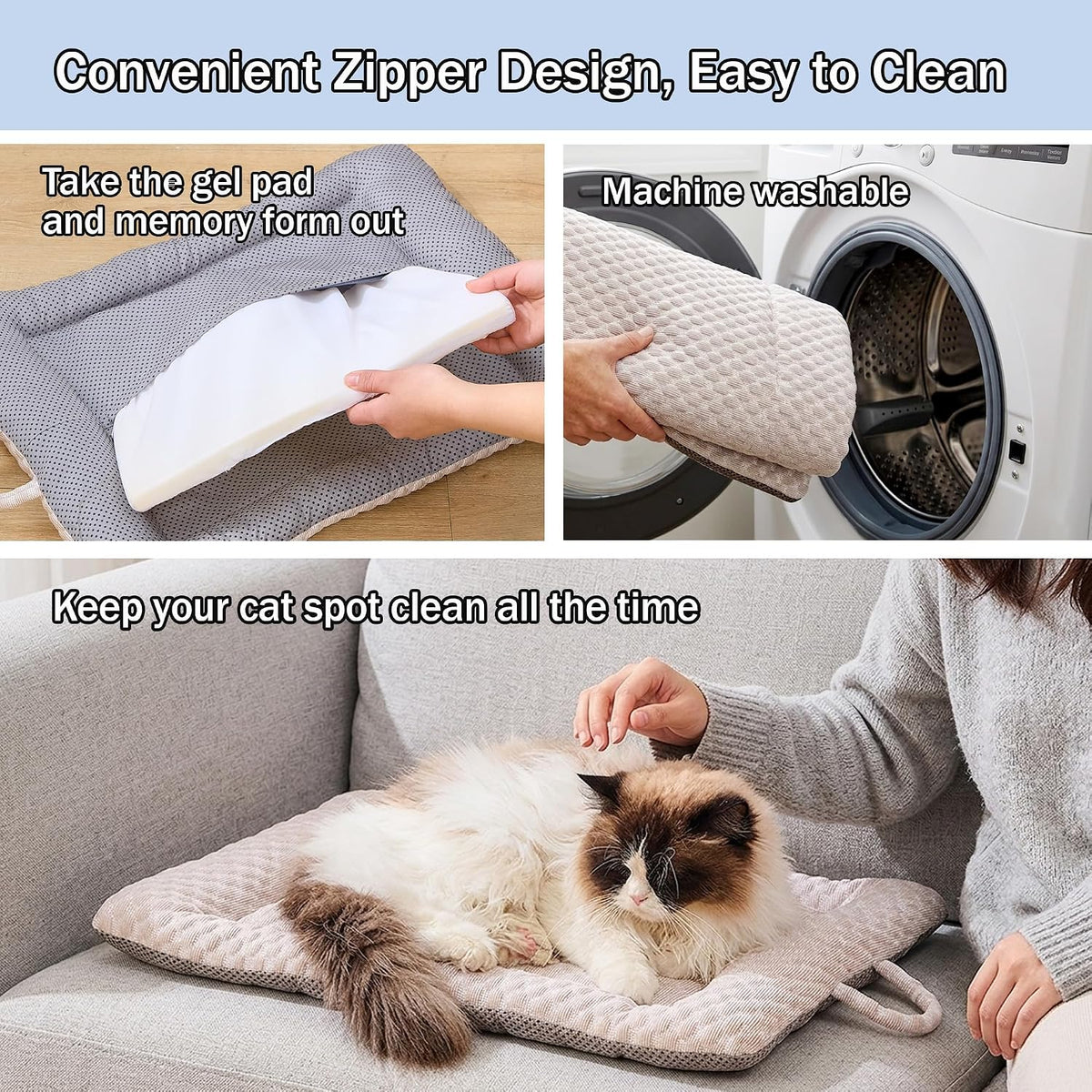 Petpals Summer Cooling Mat for Dogs and Cats with Gel Insert, 23" X 17"