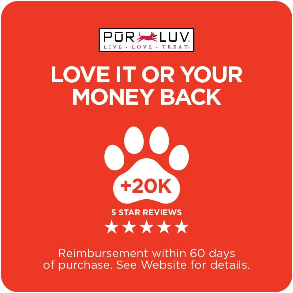 Pur Luv Chicken Wrapped Sweet Potato Dog Treats, Rawhide Free Jerky Wraps, Made with Real Chicken, 16 Oz, Healthy, Easily Digestible, Long Lasting, High Protein Treat, Satisfies Dog'S Urge to Chew