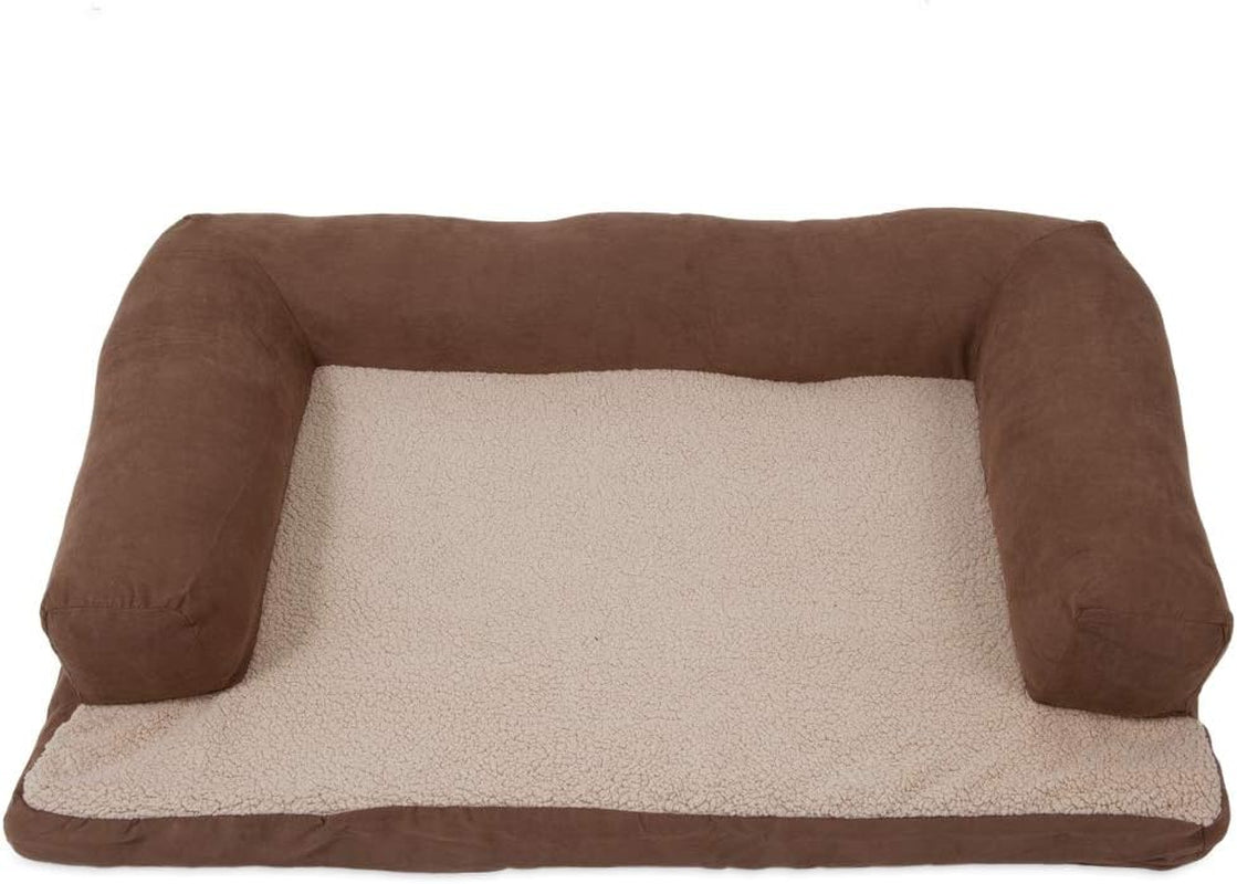 Aspen Pet Bolster Orthopedic Pet Bed, One Size, 40 X 30 Inches, Made in USA