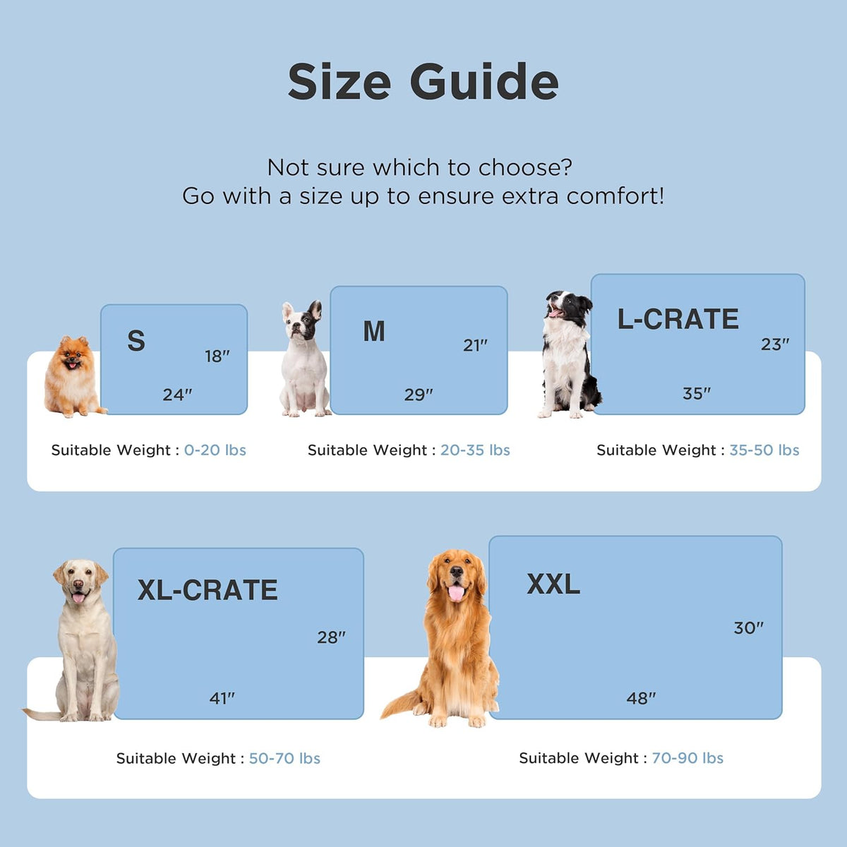 Bedsure Cooling Mat for Large Dogs,Washable Breathable Qmax>0.4 Cool Fiber