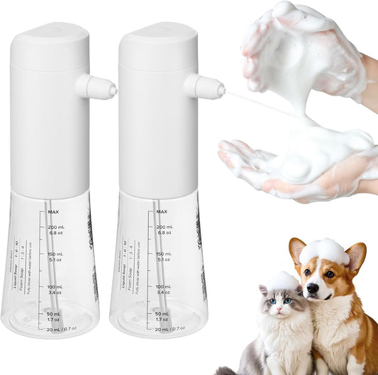 2 Pack Electric Dog Foam Machine Sprayer, Soap Dispenser