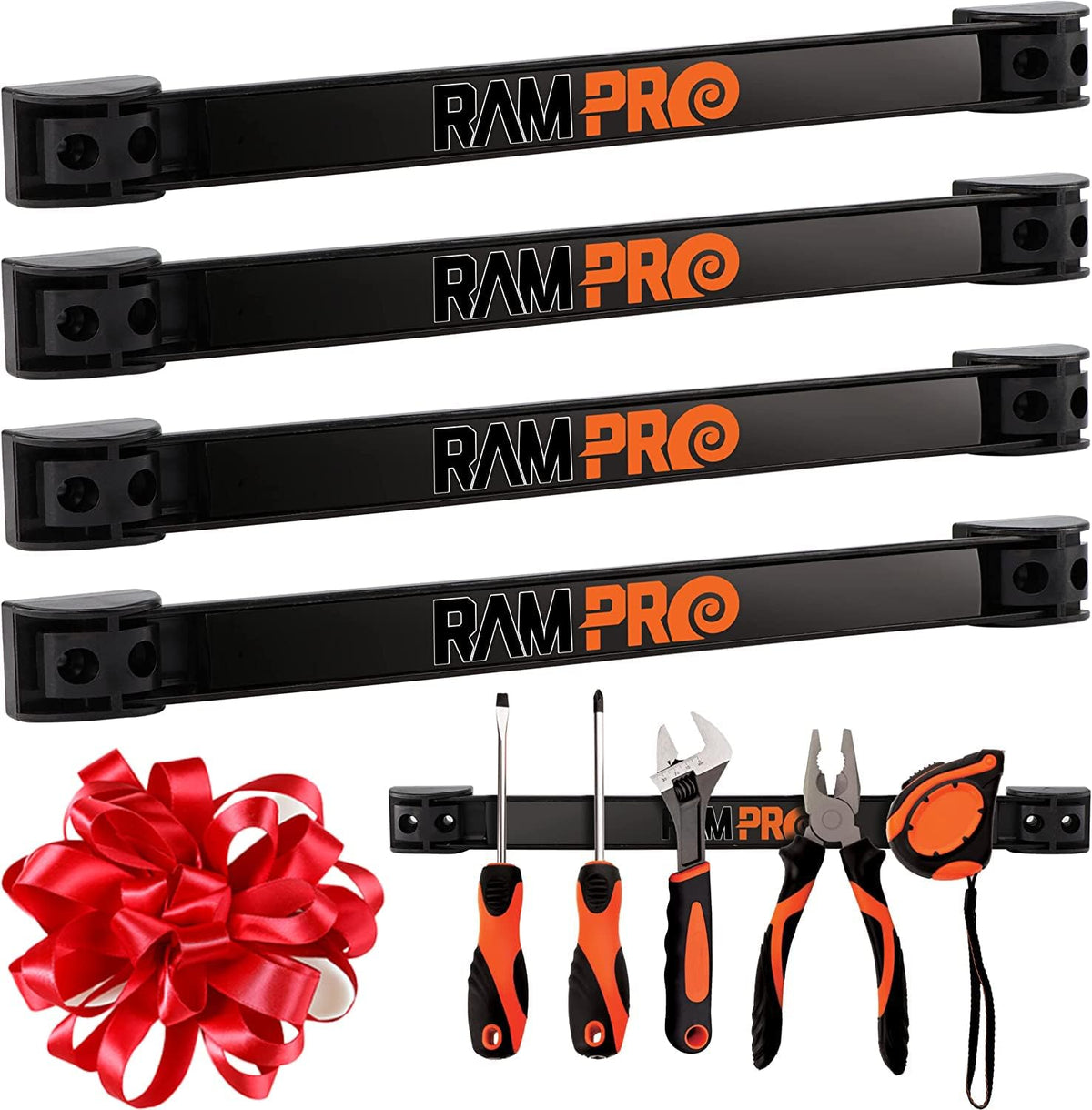 12" Magnetic Tool Holder Strip - a Tool Magnet Bar for Garage Organization, Shop Organization, and Workbench Accessories, Best Father'S Day Gift, Easy to Install in Workshop, Mounting Screws Included.