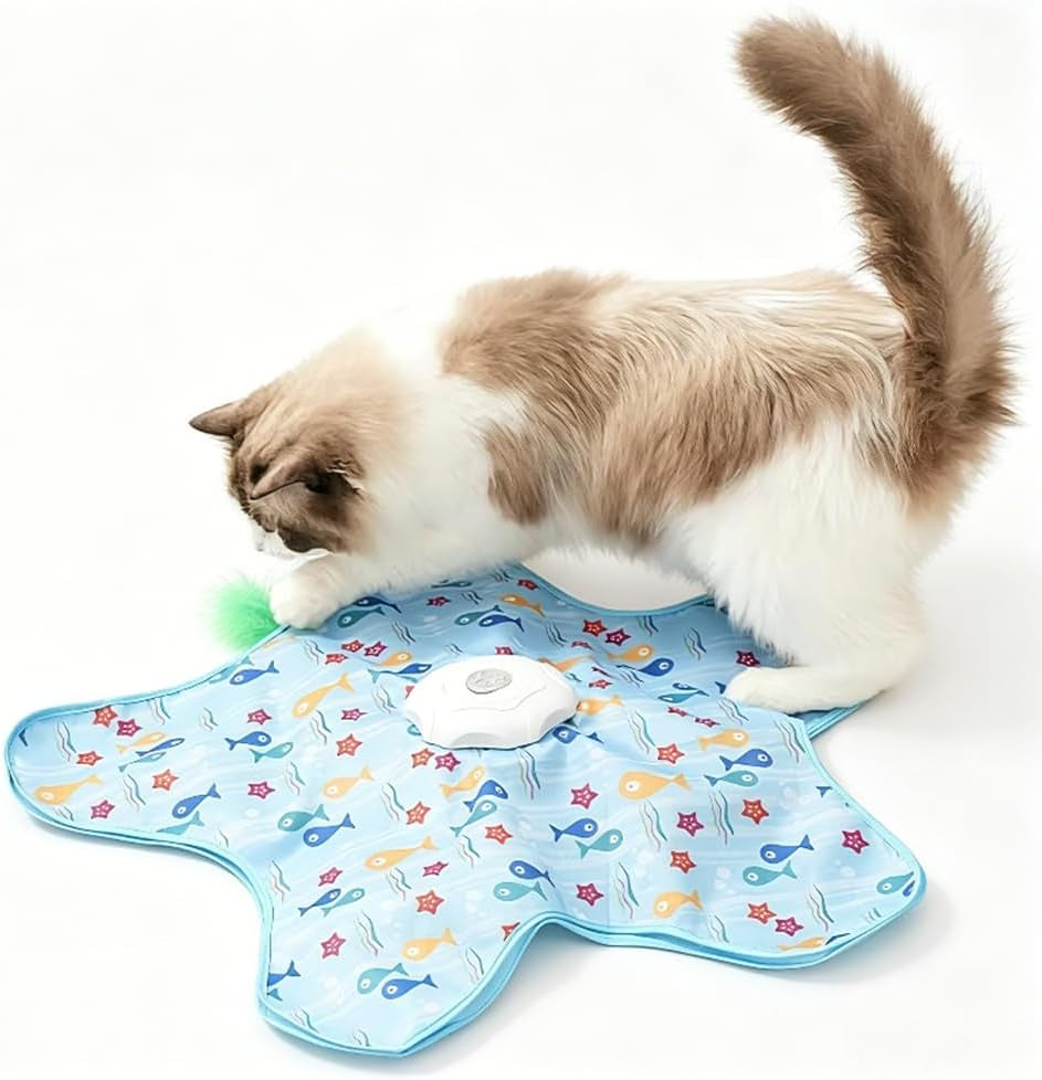 Automatic Cat Toy for Indoor Cats, Hide & Seek Hunting Game