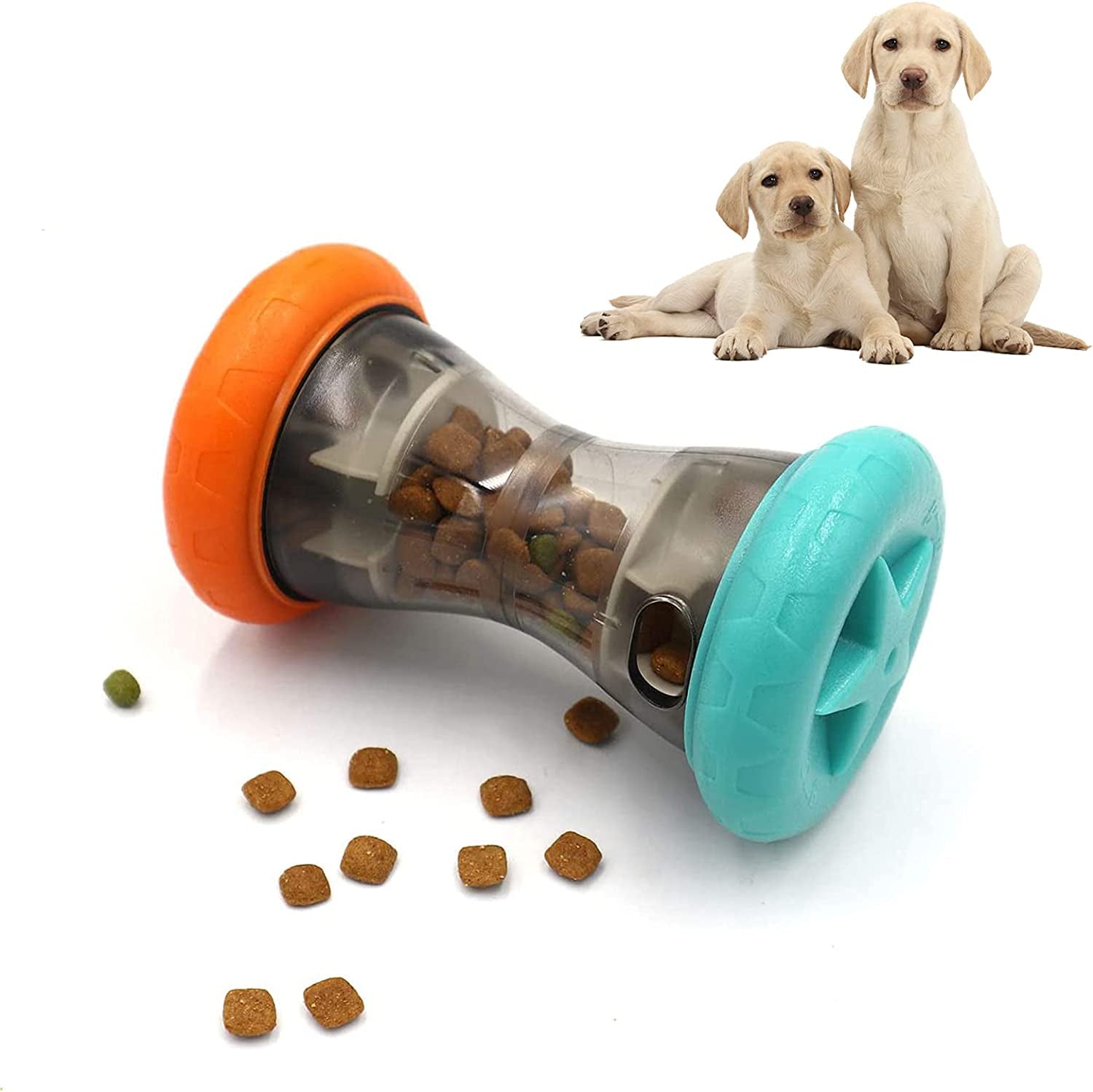 Aelflane Treat Dispensing Puzzle Toys,Interactive Dog Puzzle Toy, Dogs Enrichment Toy to Keep Them Busy,Slow Feeder,Perfect Alternative to Slow Feeder Dog Bowls to Improves Pets Digestion