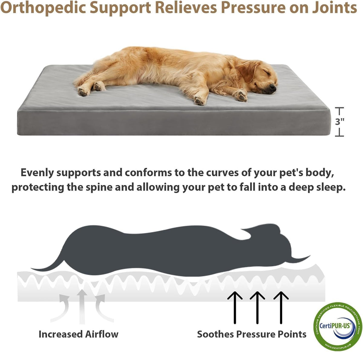 RRPETHOME Indestructible Dog Beds for Aggressive Chewer, Chew Proof Dog Bed