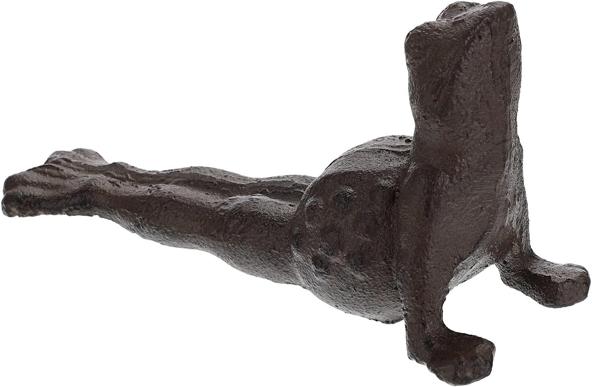 Sumnacon Cast Iron Cute Frog Door Stop Heavy Duty Floor Door Stopper