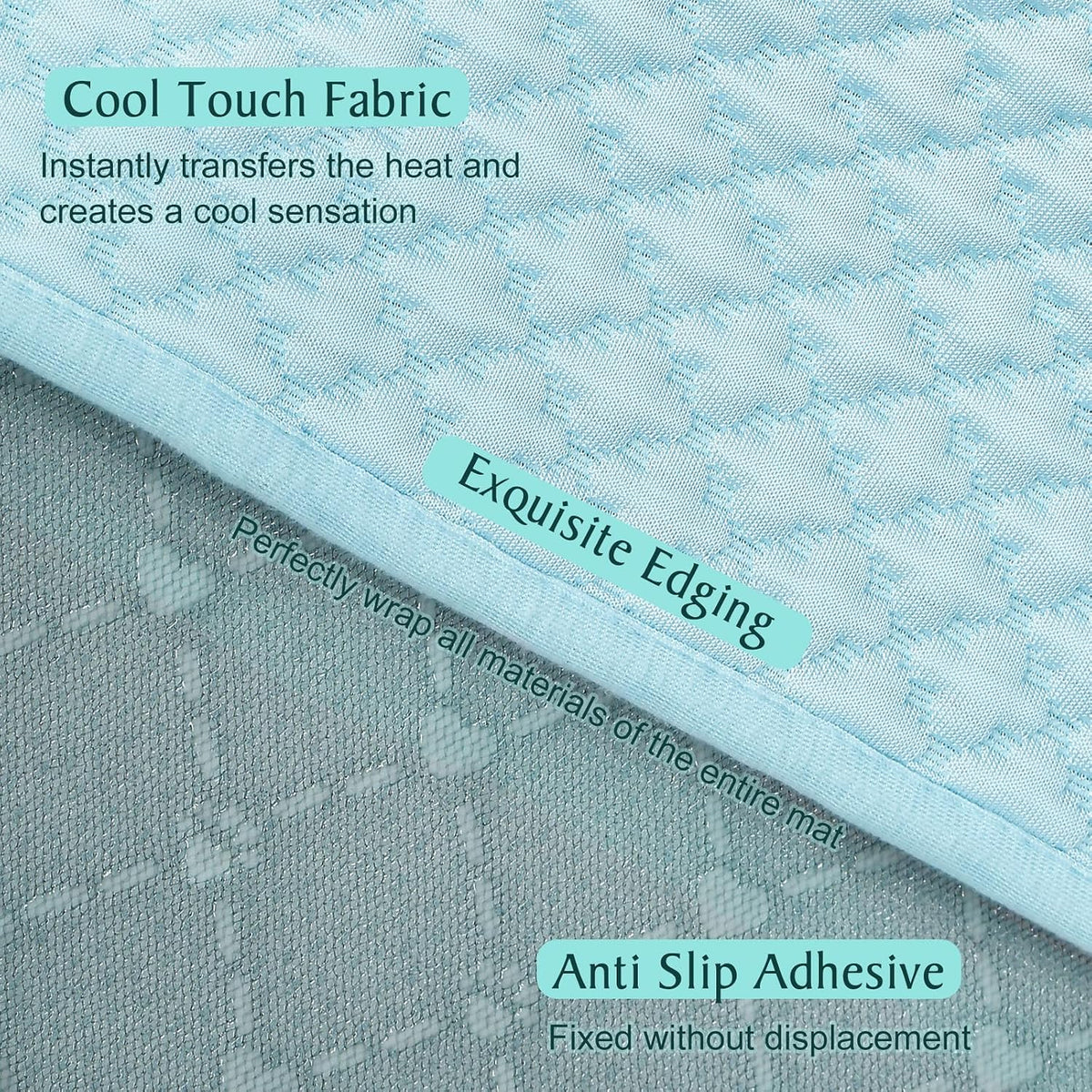 Self-Cooling Dog Mat Breathable Pet Cooling Pad