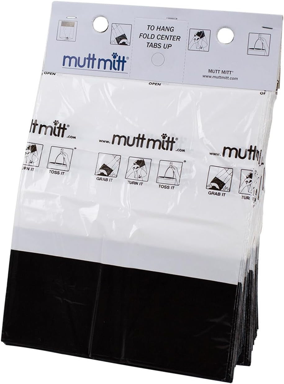 Mutt Mitt® 2-Ply Dog Waste Pick-Up Bags Dispense-A-Mitt™ - 200 Dog Waste Bags in a Wall Mountable Box.