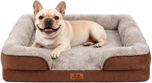 Orthopedic Dog Bed Medium Size Dog, Memory Foam Dog Bed Couch, 30" L