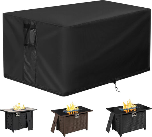 Outdoor Fire Pit Cover Rectangular Waterproof-48X36X24Inch