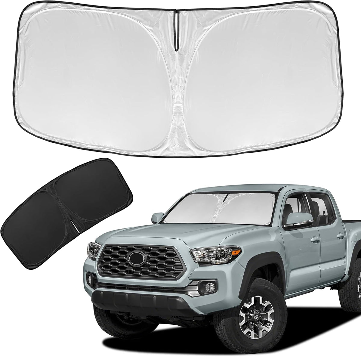 For Toyota Tacoma 2016-2024 2025 2026 Sun Shade Sunshade Windshield Cover