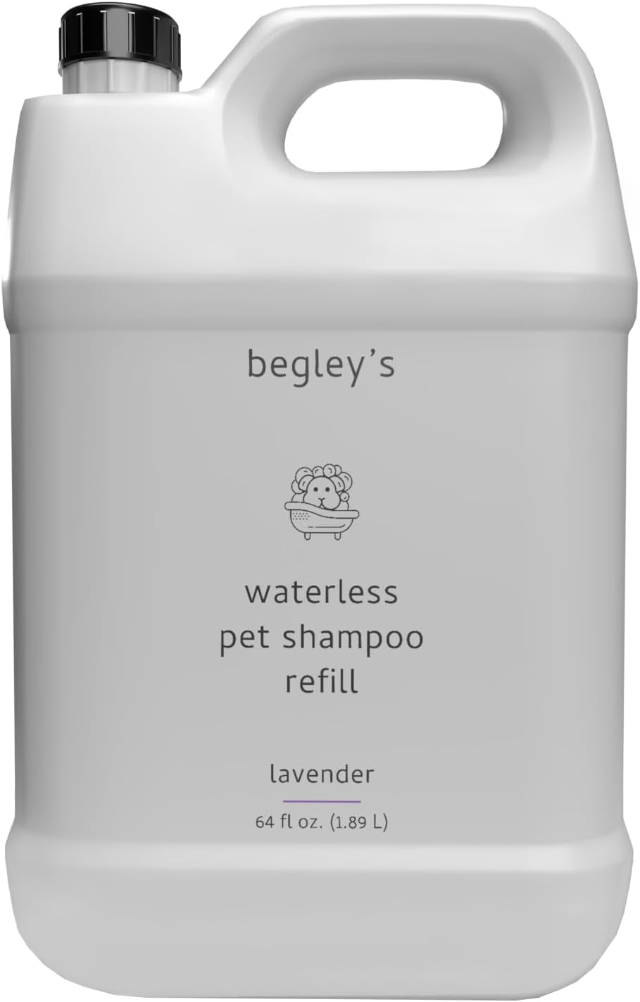 Begley’S No Rinse Waterless Pet Shampoo, Bathless Cleaning, Deodorizing, and Odor Removal for a Shiny, Fresh Smelling Coat - Effective for Dogs, Puppies, and Cats - Refill, Fresh Lavender