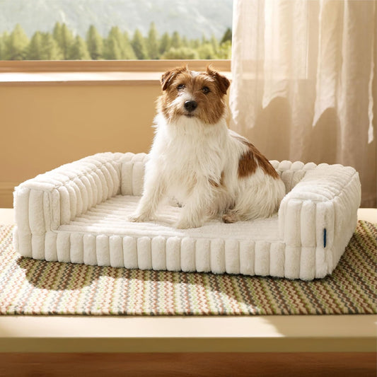 Bedsure Comfyfleece™ Memory Foam Orthopedic Dog Beds Medium Size Dog 30"