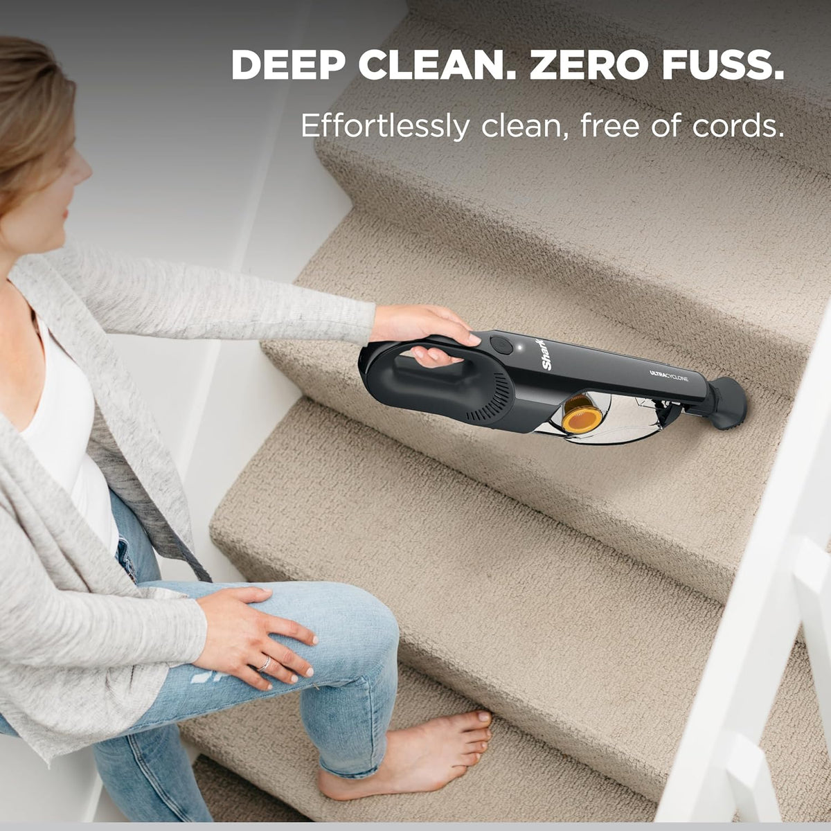 Shark Ultracyclone Pet Pro plus Cordless Hand Vacuum, Black, CH951