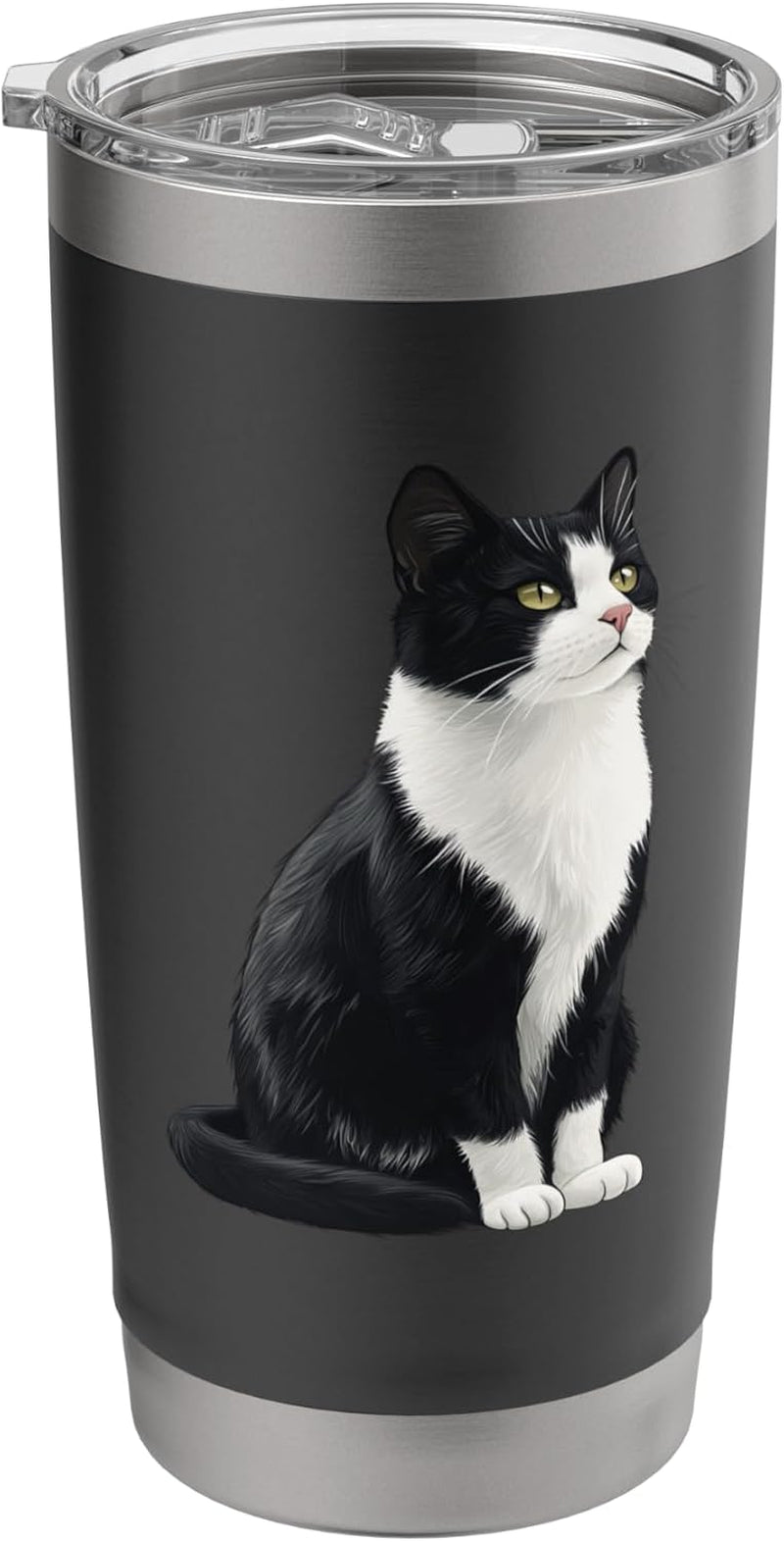 Tuxedo Cat Cute Cat Lover Stainless Steel Insulated Tumbler