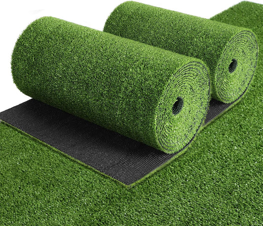 XLX TURF Artificial Grass Outdoor Runner Rug 3'X10' Waterproof Grass Carpet | Fake Grass with Drainage, Low Pile Turf for Balcony Pools Porch Patio Dogs Kids Playground, Pets Friendly, UV Resistant