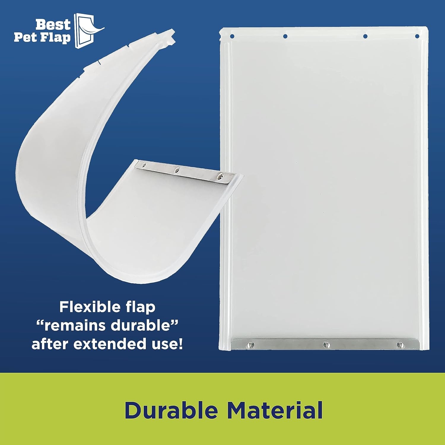 Best Pet Flap XL Replacement Dog Door Flap Compatible with Ideal Pet Products Designer Series DSPRFXL RFXLN - Measures 10.5" X 15" Longer Lasting, Most Energy Efficient, Less Shrinkage, BPA Free