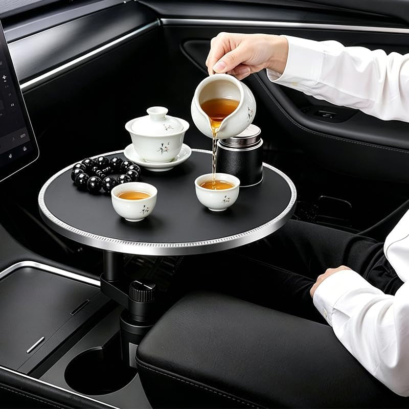SYDSZ Car Cup Holder Tray, Center Console Mount