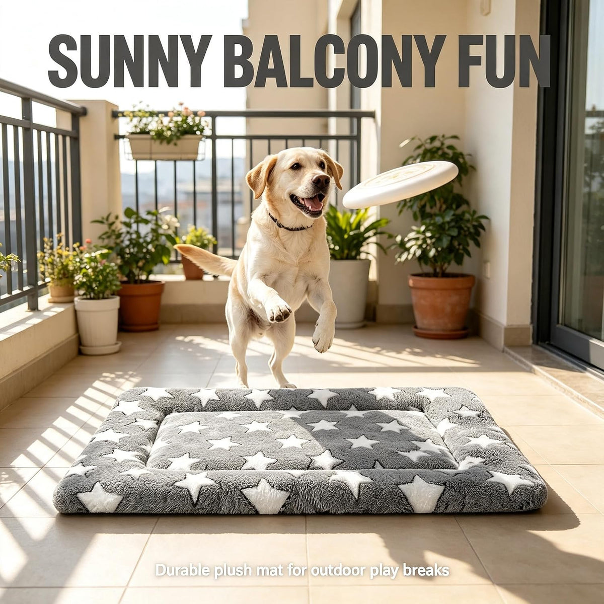 Dog Bed Mat - Reversible Dog Crate Bed Mats, Soft & Breathable Kennel Pad, Durable Crate Bed for Small Medium Large Dogs & Cats
