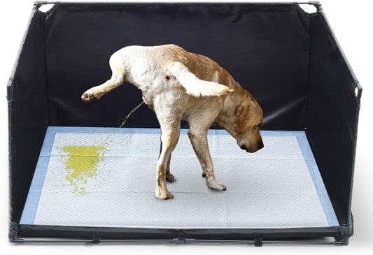 Dog Litter Box Indoor for Medium Dogs,Pee Pad Holder with Waterproof Oxford