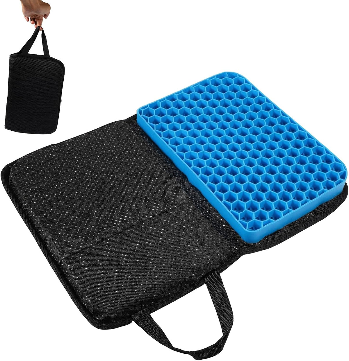 Gel Airplane Seat Cushion,Foldable Travel Seat Cushion,Portable Comfort