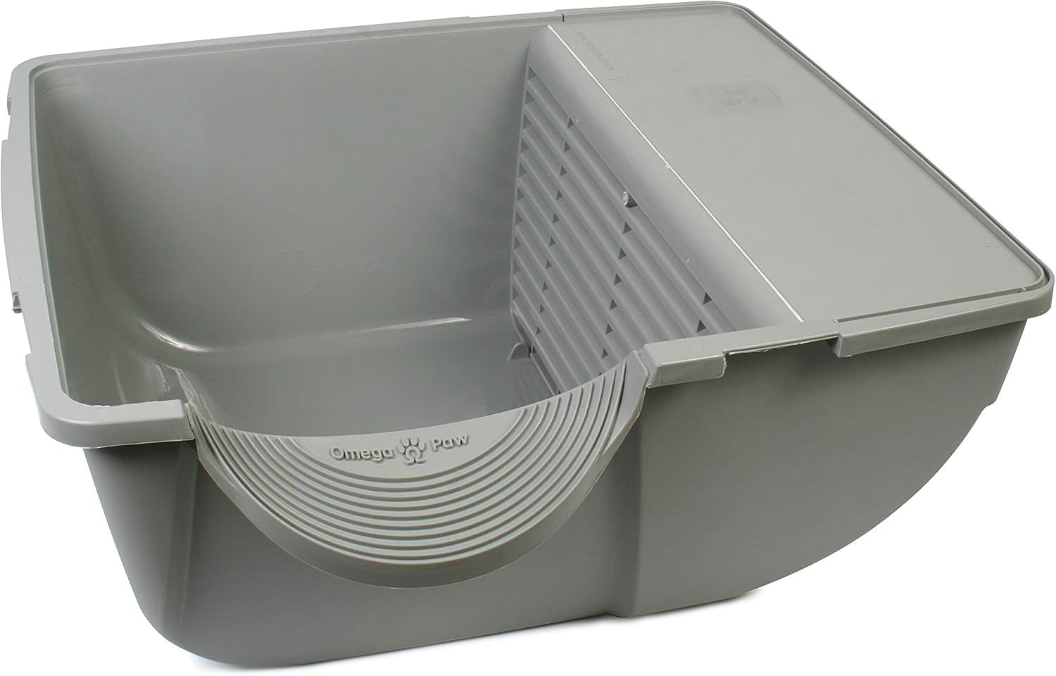 Omega Paw Elite Self Cleaning Roll 'N Clean Litter Box, Midnight Black, Large (EL-RA20-1)