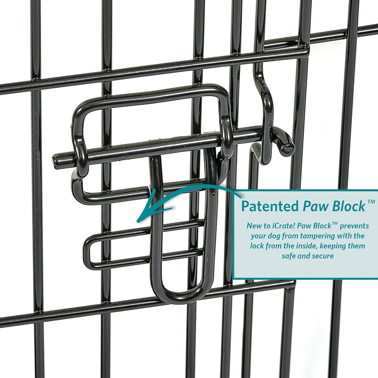 Midwest Homes for Pets 24-Inch Icrate for Small Breeds, 12-20 Lbs, Double Door Folding Dog Crate with Divider Panel, Leak-Proof Tray & Secure Latches, Portable, Durable & Easy to Assemble